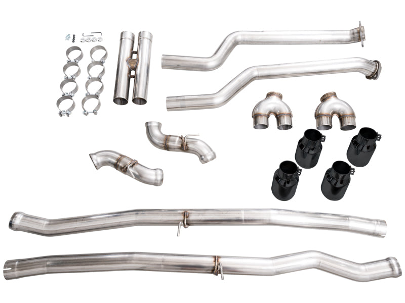 AWE Tuning BMW G90/G99 M5 Track Edition Cat-Back Exhaust Diamond Black Tips