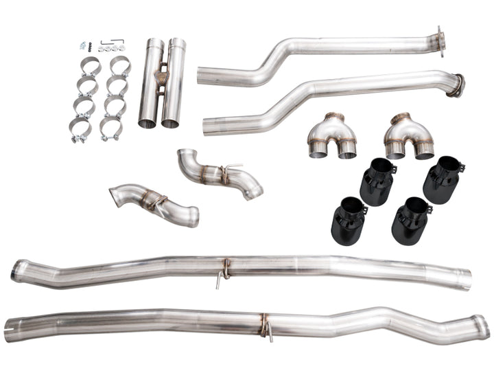 AWE Tuning BMW G90/G99 M5 Track Edition Cat-Back Exhaust Diamond Black Tips