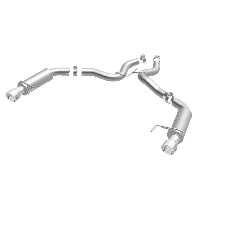Magnaflow Axle Back Exhaust, SS, 3in, Dual Split 4.5in Tip for 2015-2017 Ford Mustang GT V8 5.0 - OneFastShop