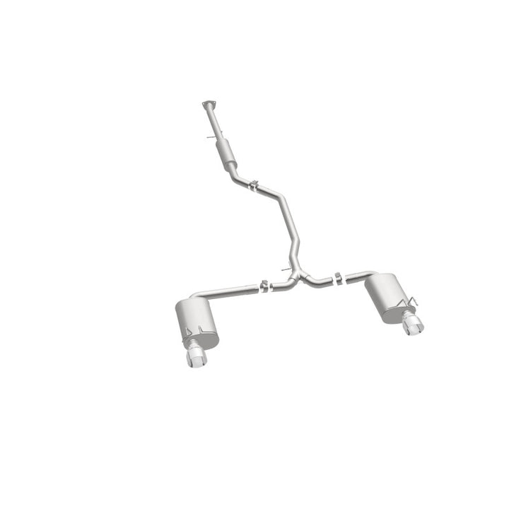 Magnaflow Street Series Cat-Back Exhaust System Honda Accord 3.5L V6 2.5in SS Dual Split Rear Polished Tip (2013-2017) - OneFastShop