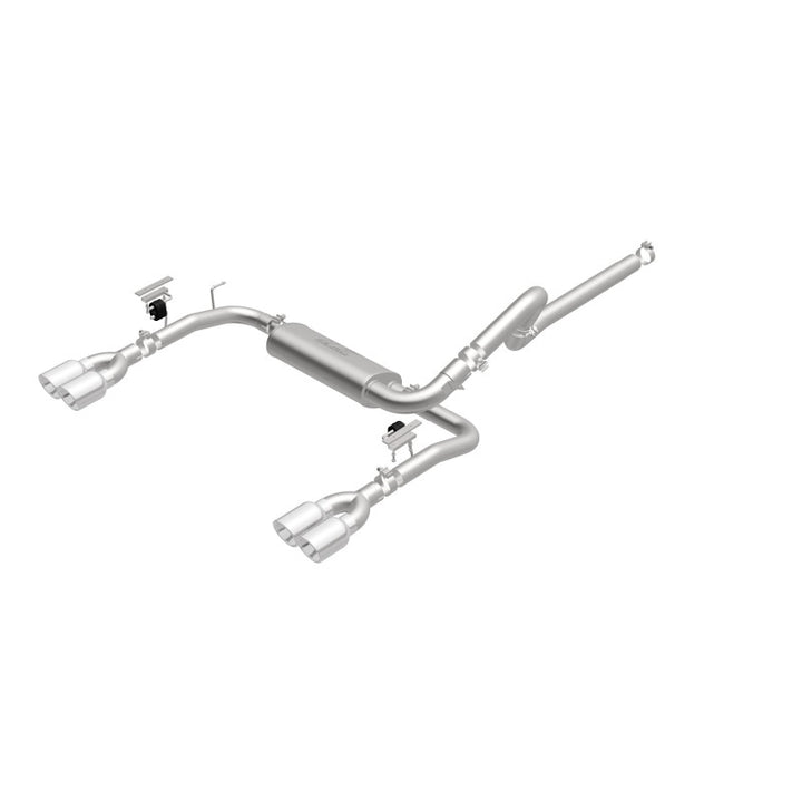 MagnaFlow Street Series Cat-Back Exhaust System with Quad Tips for 98-02 GM F-Body - OneFastShop