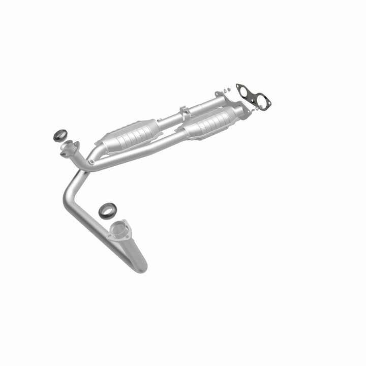 MagnaFlow Catalytic Converter DF Dual Outlet for GM Truck/SUV 96 - OneFastShop