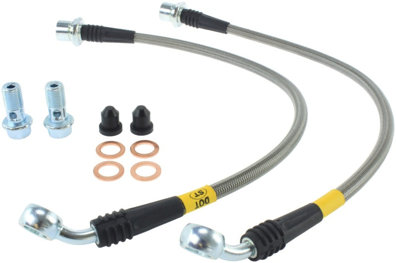 Stoptech Stainless Steel Front Brake Lines for 06-08 Lexus IS350 / 06 GS300 GS430 - OneFastShop
