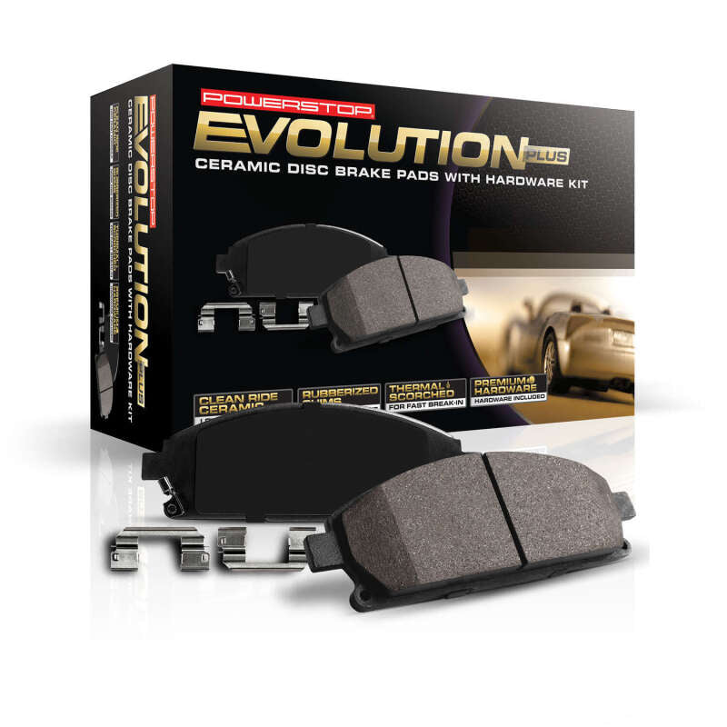 PowerStop Z17 Evolution Plus Front Ceramic Brake Pads - Nissan Pathfinder / Infiniti QX60 / Mitsubishi Outlander 2022-2025