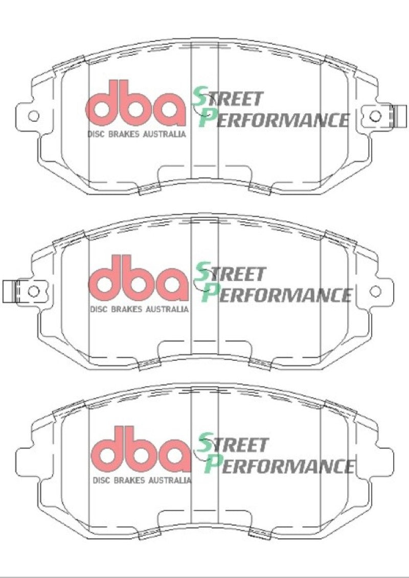 DBA SP500 Front Brake Pads for 03-05 Subaru WRX / 08 Subaru WRX