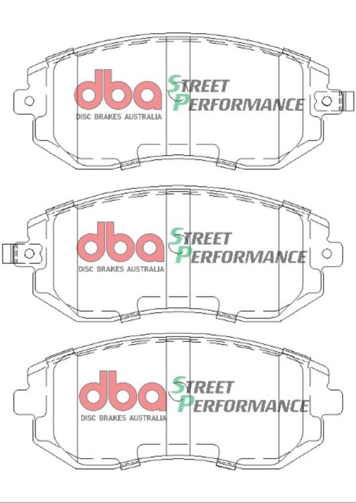 DBA SP500 Front Brake Pads for 03-05 Subaru WRX / 08 Subaru WRX