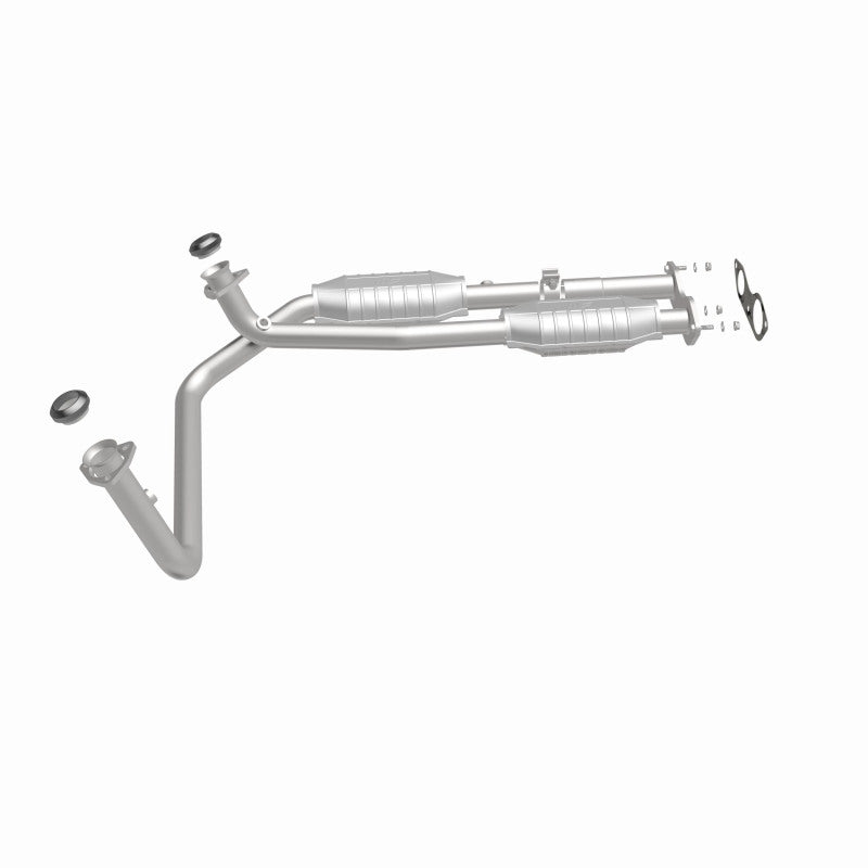 MagnaFlow Catalytic Converter DF Dual Outlet for GM Truck/SUV 96 - OneFastShop