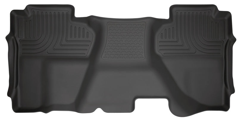 Husky Liners Weatherbeater Black 2nd Seat Floor Liner for 14-19 Chevrolet Silverado 1500 & GMC Sierra 1500