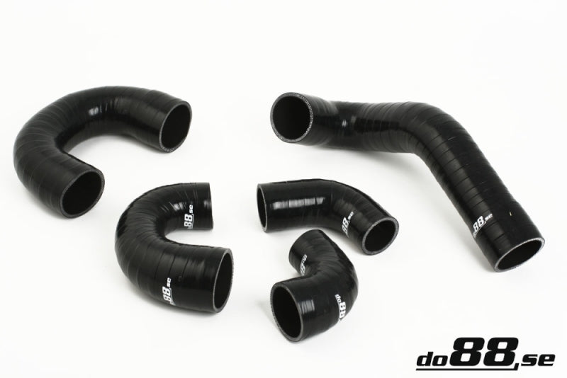 do88 Silicone Pressure Hose Kit - Saab 9-3 1.9 TiD 2004-2010 - Black