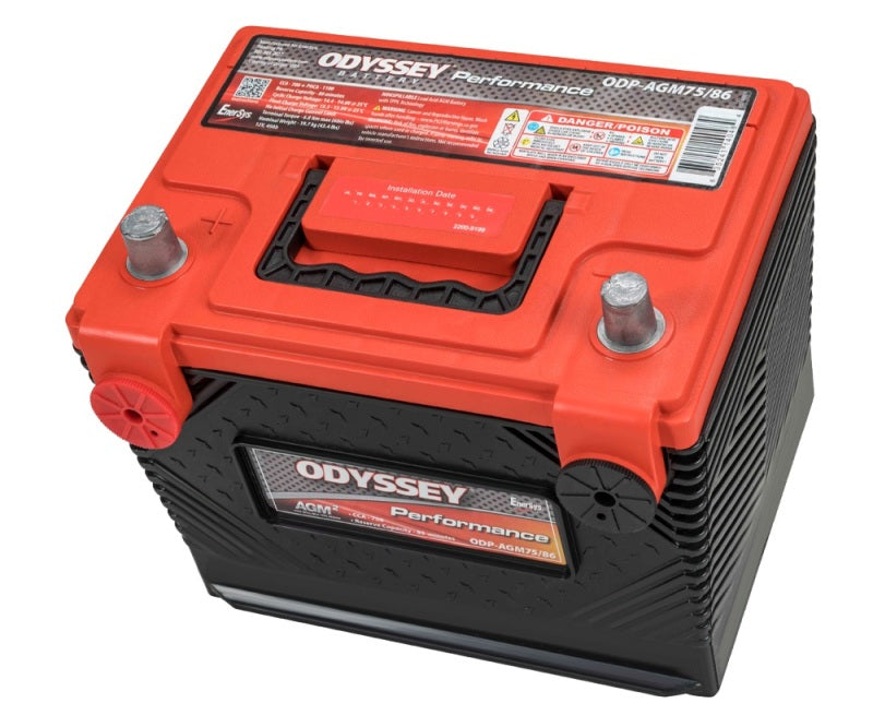 Odyssey Performance Series AGM Battery - Group 75/86 Dual Terminal, 708 CCA