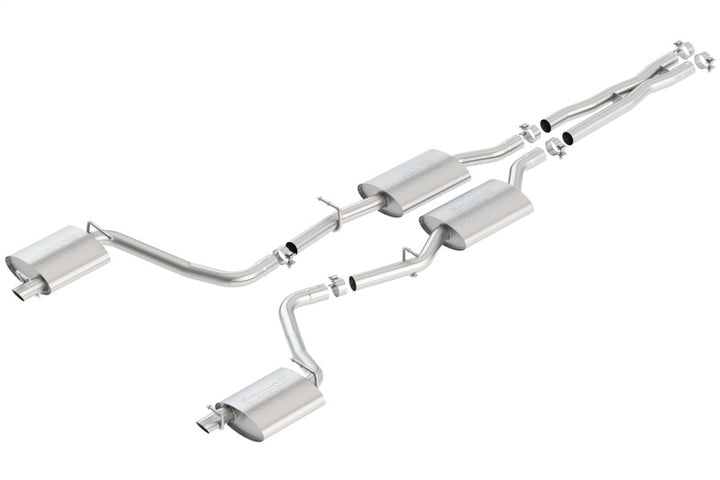 Borla Catback Exhaust S-TYPE for 2015 Dodge Challenger 3.6L V6 No Tips Factory Valance