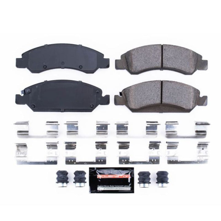 PowerStop Z23 Evolution Sport Brake Pads with Hardware for 08-19 Cadillac Escalade - OneFastShop