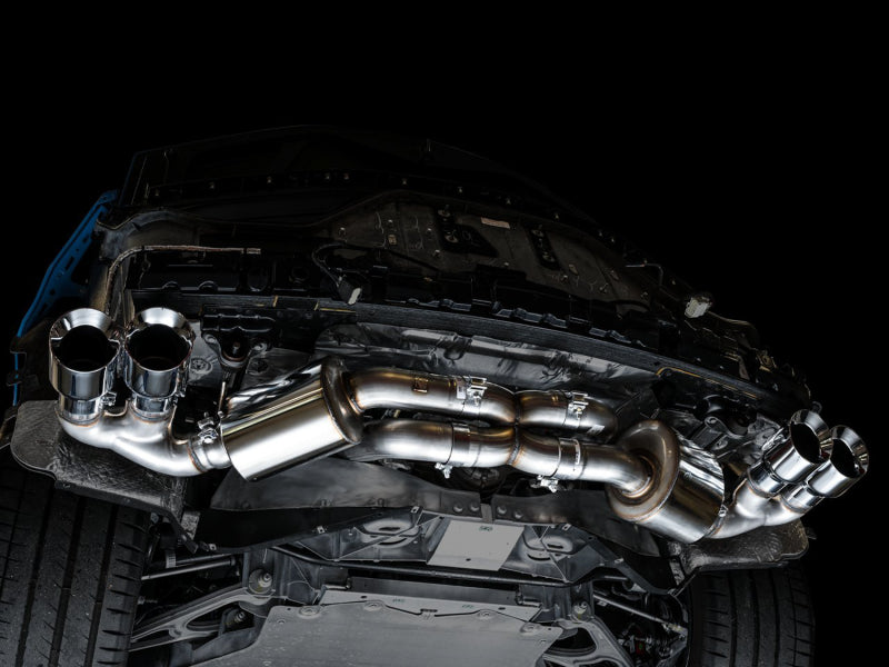 AWE Tuning Touring Edition Exhaust with Quad Chrome Silver Tips for 2020 Chevrolet Corvette (C8)