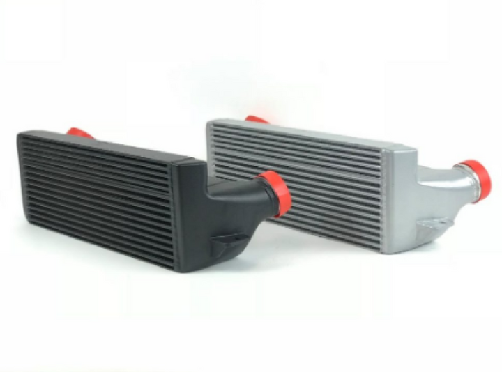 CSF High Performance Stepped Core Bar Plate Intercooler Black for 04-13 BMW 335i/xi E90 E91 E92 E93 - OneFastShop