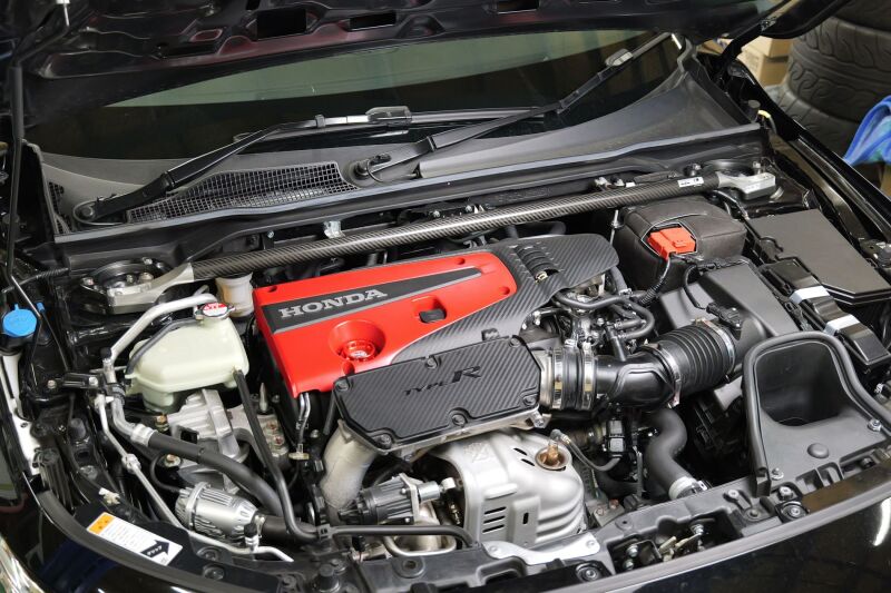 HKS Carbon Front Strut Tower Brace - Honda Civic Type R FL5 2023-2026, image 3