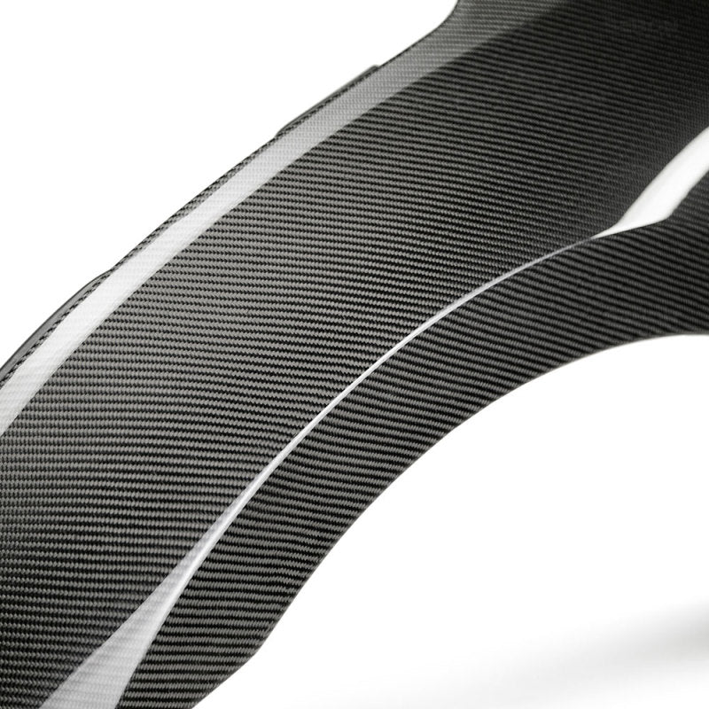Seibon OE-Style Gloss Carbon Fiber Front Fenders for 2017 Honda Civic Type-R - OneFastShop