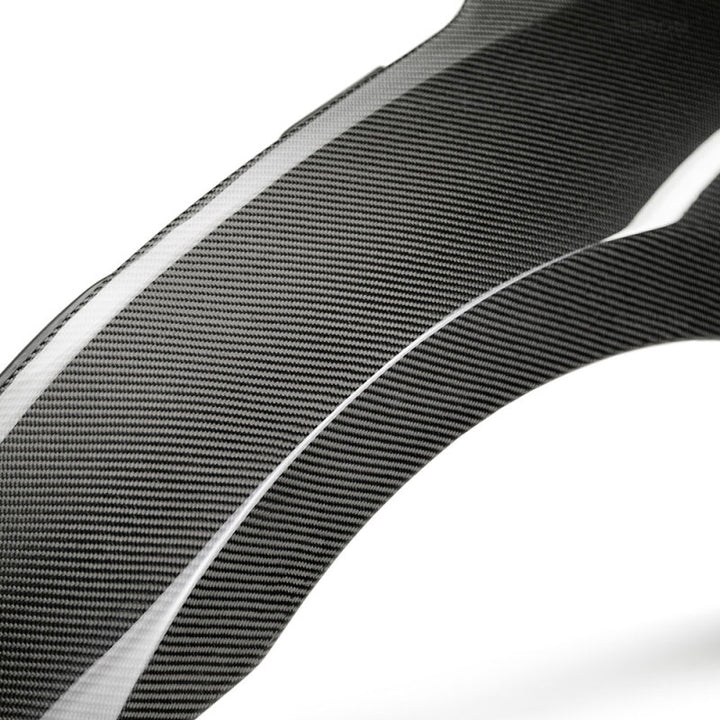 Seibon OE-Style Gloss Carbon Fiber Front Fenders for 2017 Honda Civic Type-R - OneFastShop