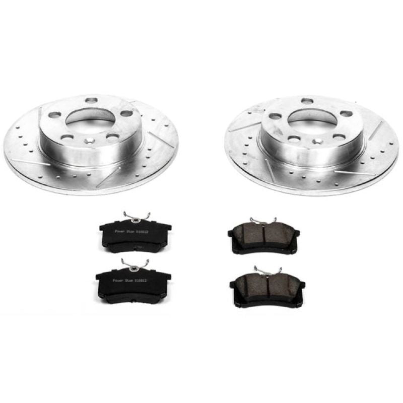 PowerStop Z23 Evolution Sport Rear Brake Kit - Volkswagen Mk4 Golf / Jetta / Beetle 1998-2010