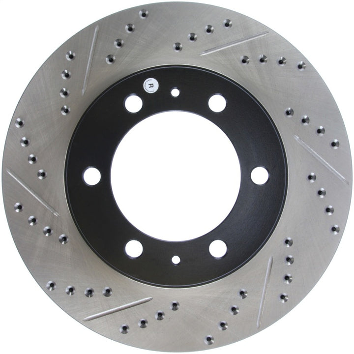 StopTech SportStop Slotted Rotors for 07-08 FJ Cruiser 05-08 Tacoma 03-08 4Runner 319mm Disc - OneFastShop
