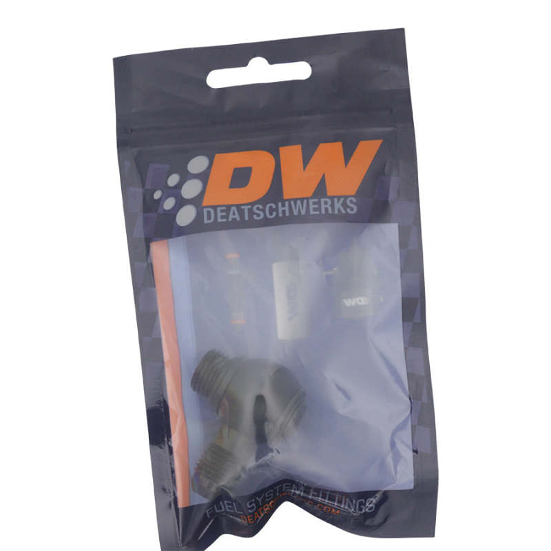 DeatschWerks 6AN ORB Male to 6AN Male Flare Swivel - Matte Black