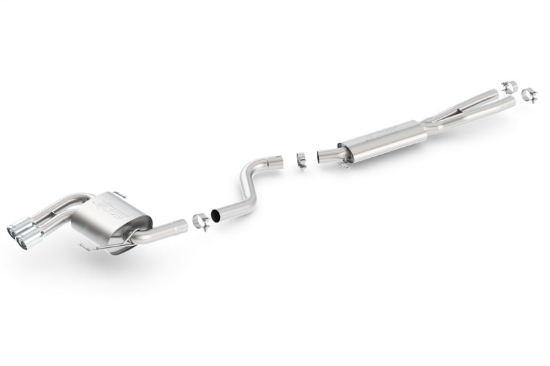 Borla Touring Cat-Back Exhaust for 08-12 BMW 328i E90 2.0L RWD - OneFastShop