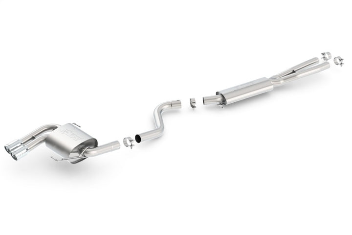 Borla Touring Cat-Back Exhaust for 08-12 BMW 328i E90 2.0L RWD - OneFastShop