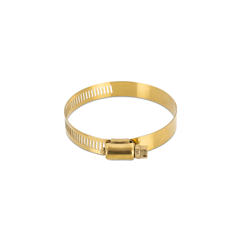 Mishimoto High-Torque Worm Gear Clamp 1.57in-2.52in - 10 Pack Gold