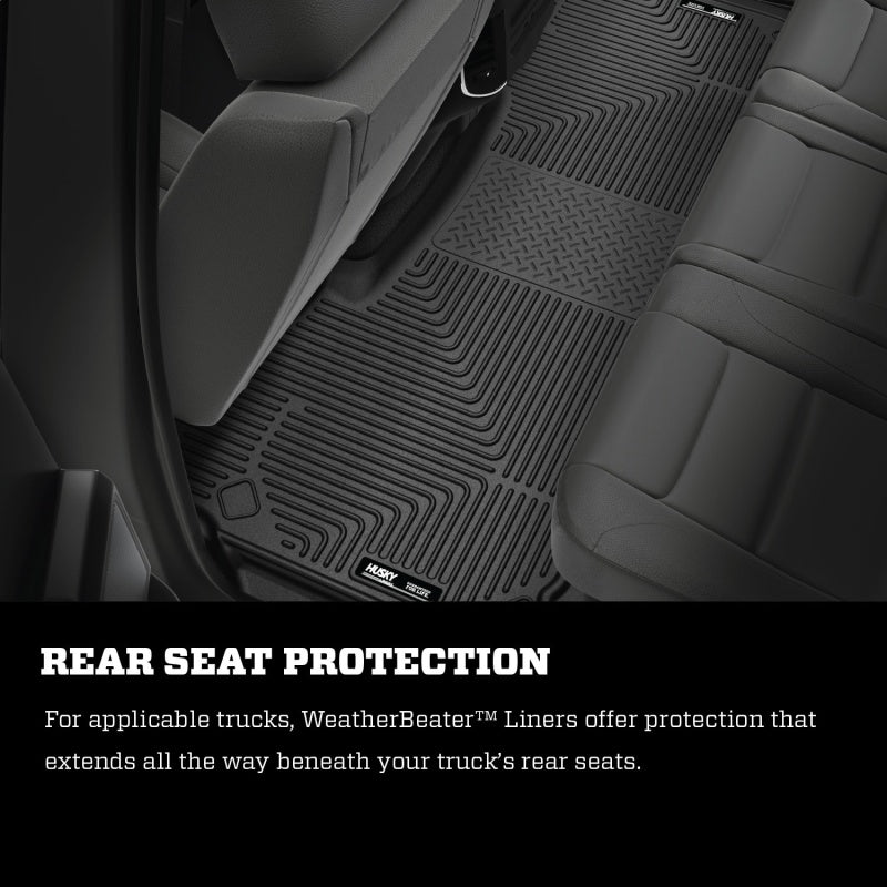 Husky Liners WeatherBeater Front Row Black Floor Liners for 09-10 Dodge Ram 1500/2500/3500
