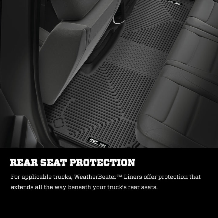 Husky Liners WeatherBeater Front Row Black Floor Liners for 09-10 Dodge Ram 1500/2500/3500