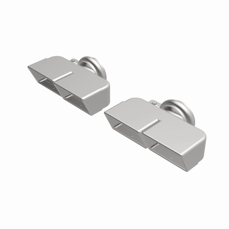 Magnaflow Tip 1-Set Quad Square for 2009-2013 Dodge Challenger R/T, SE, SRT8, SXT, and 2012 Challenger R/T Classic, SXT Plus