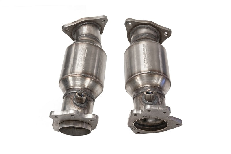 CORSA 400 Cell High Flow Catalytic Converters - Chevrolet Corvette (C8) 2020-2023 - Pair
