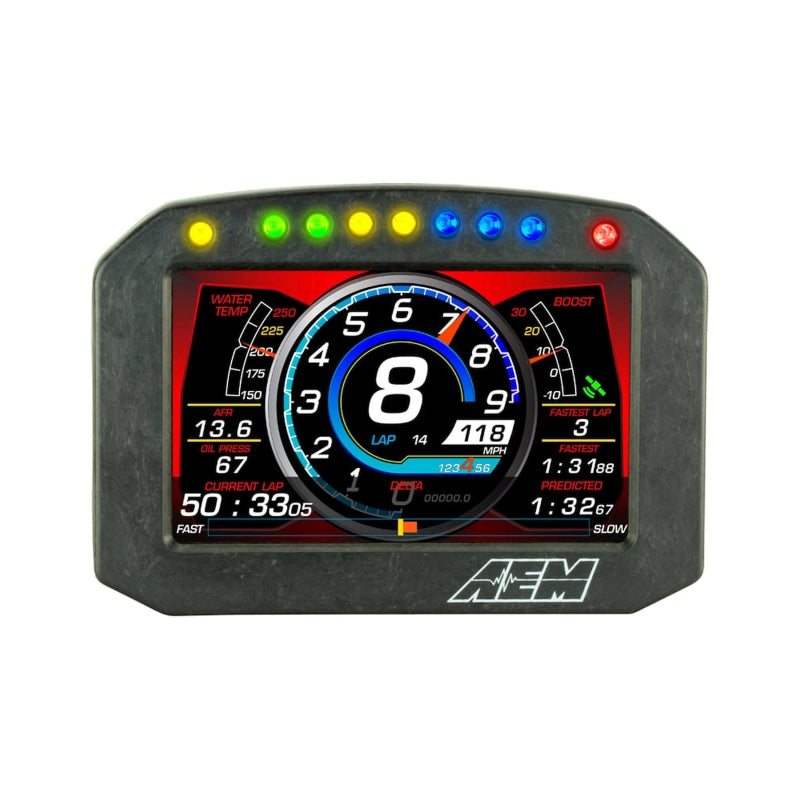 AEM Carbon Logging Flush Digital Dash Display - CD-5L, image 2