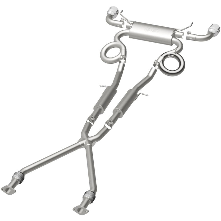 Magnaflow Cat-Back Exhaust 09-17 Nissan 370Z V6 3.7L Street Series SS 2.25in Dual Split Rear Exit - OneFastShop