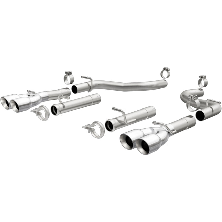 MagnaFlow Axle-Back – SS 2.5 in. Quad Split Rear 3.5 in. Tip for 2015 Dodge Challenger R/T 5.7L