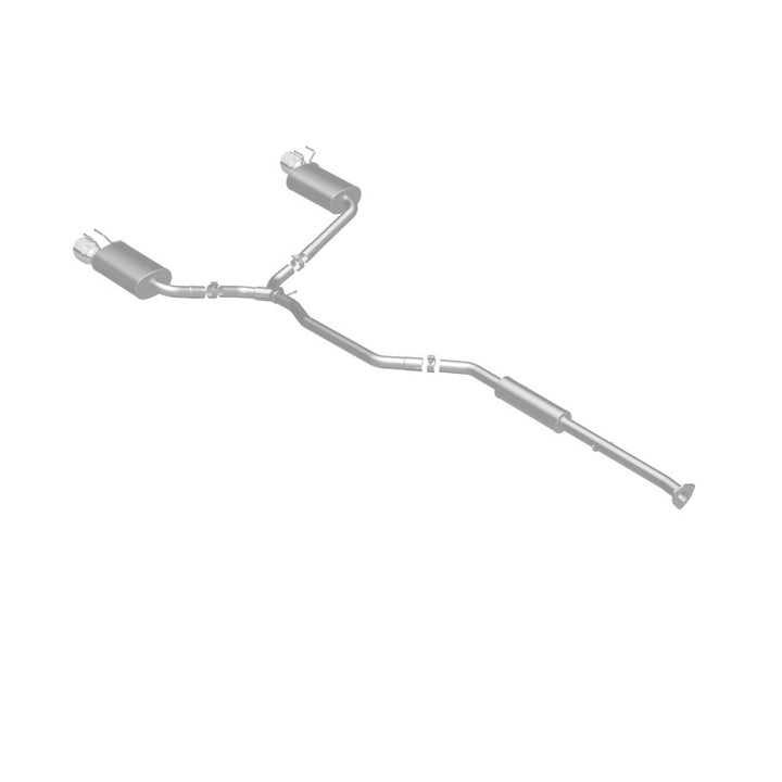 Magnaflow Street Series Cat-Back Exhaust System Honda Accord 3.5L V6 2.5in SS Dual Split Rear Polished Tip (2013-2017) - OneFastShop