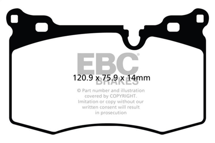 EBC Brakes Bluestuff Brake Pads for Mini Cooper - Street & Track - OneFastShop