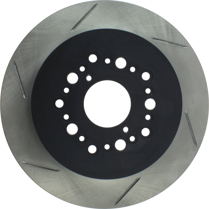 StopTech Power Slot Rear Right Slotted Rotor for 93-94 Lexus LS Series 95-00 LS400 92-00 SC400 - OneFastShop