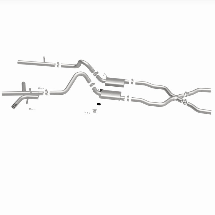 Magnaflow Performance Exhaust System C/B 3inch 55-57 Chevy Bel Air V8 - OneFastShop