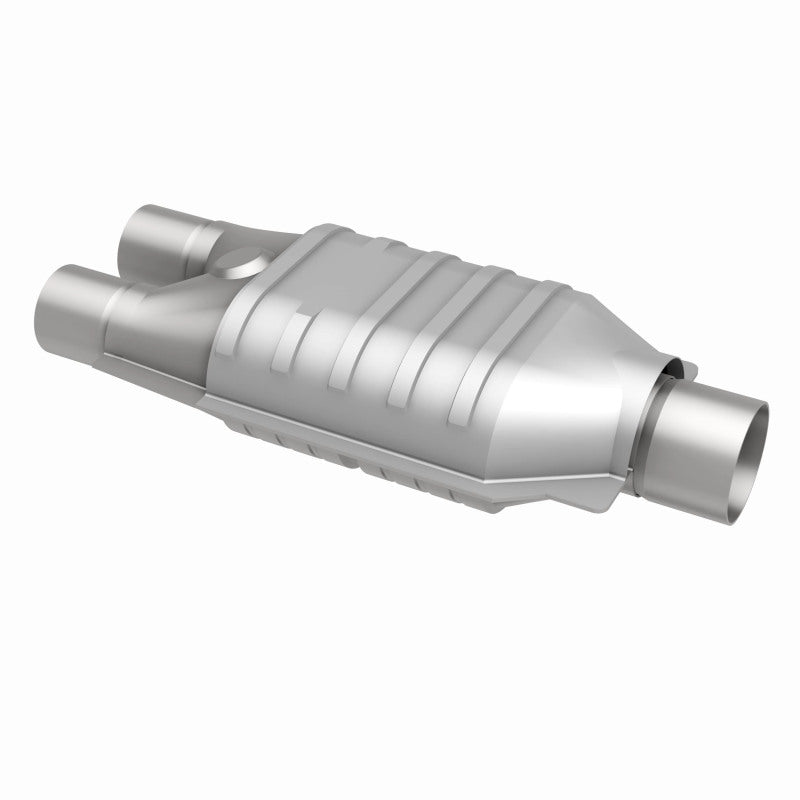 Magnaflow Universal Catalytic Converter Dual/Single Oval Shape - Univ 2" Inlet/2.5" Outlet - Ford Bronco, E-Series, F-Series - OneFastShop