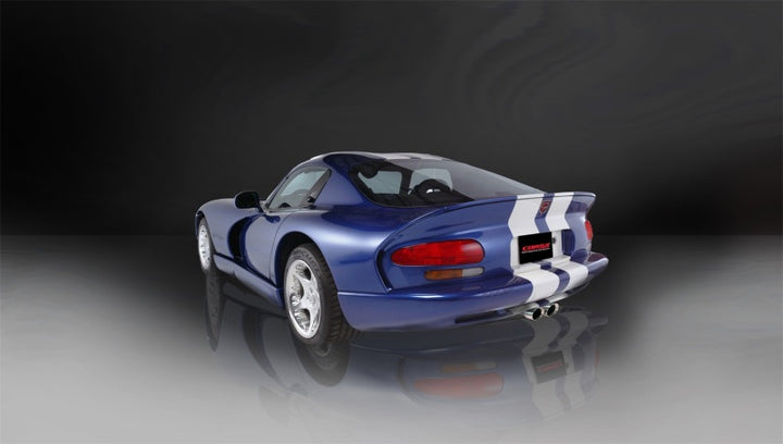 Corsa Polished Sport Cat-Back Exhaust with 3in Inlet for Dodge Viper GTS 8.0L V10 1996-2002