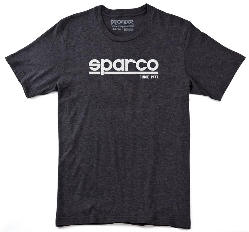 Sparco Corporate T-Shirt Charcoal Large Short Sleeve - OneFastShop