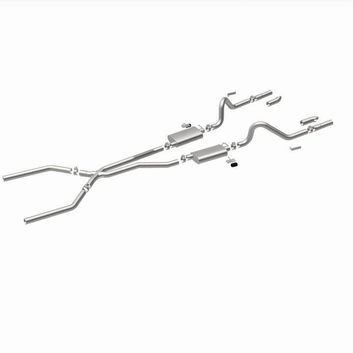 MagnaFlow Exhaust System for 67-70 Mustang 2.50inch w/Tru-X - OneFastShop