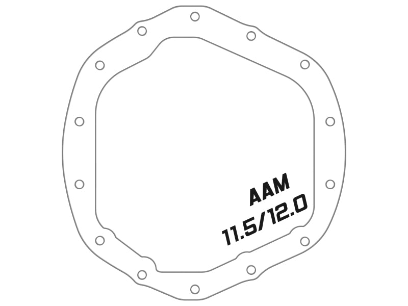 aFe Rear Differential Cover Black Pro Series for 2020 Chevrolet Silverado 2500 HD