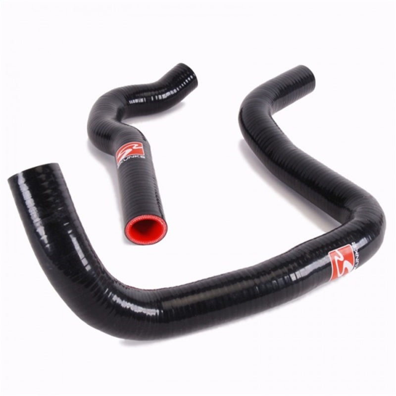 Skunk2 Racing Silicone Radiator Hose Kit for Honda Acura B16A (Blk/Rd 2 Hose Kit) - Fits 1999-2000 Honda Civic Si