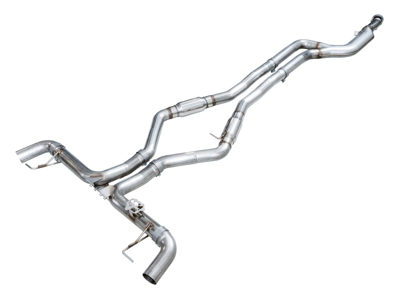 AWE Tuning Track Edition Cat-Back Exhaust - BMW M240i (G42) 2022-2026 - OE Tips