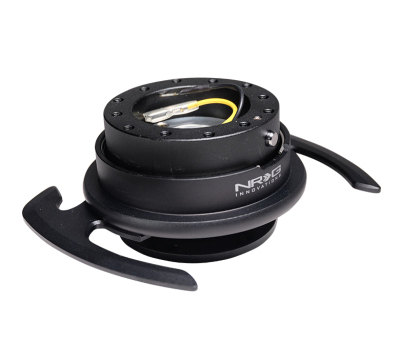 NRG Quick Release Kit Gen 4.0 Black Body Black Ring Handles - Vehicle Compatibility Required