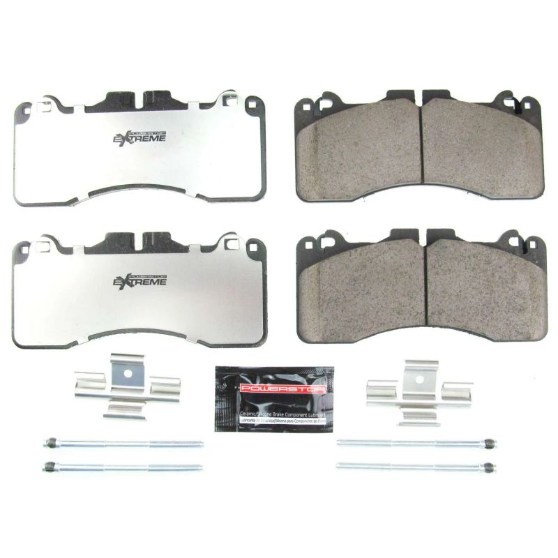 PowerStop Z26 Extreme Street Brake Pads with Hardware for 16-18 Lexus GS F - OneFastShop