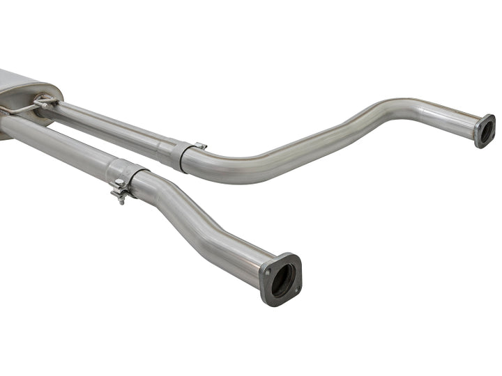 AFe MACHForce XP 2.5in Cat-Back Exhaust System with Black Tip for Nissan Frontier 17-19 V8-5.6L