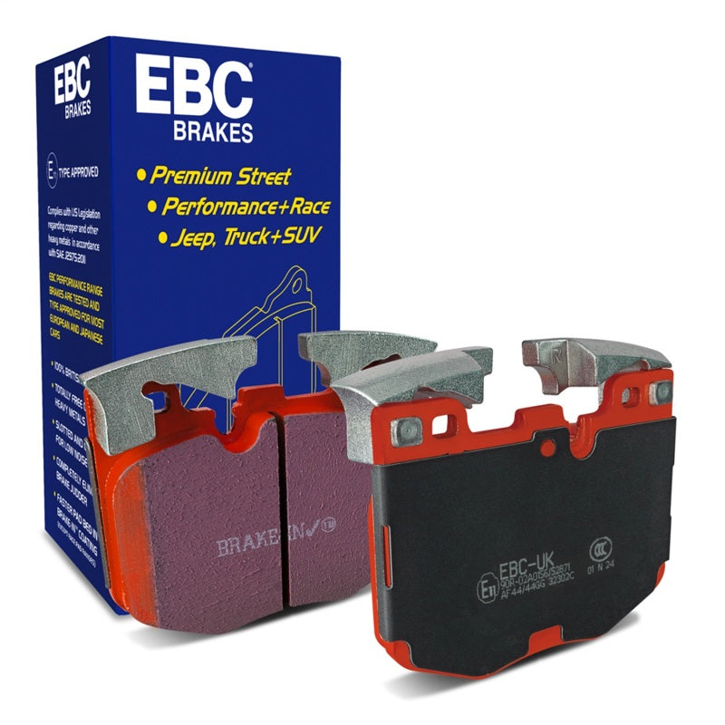 EBC Redstuff Front Brake Pads for 2017+ BMW 530 2.0L Turbo (G30) - OneFastShop