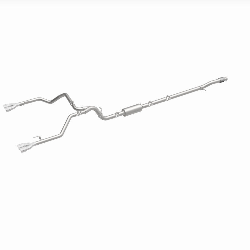 Magnaflow Street Series Quad Split Rear Exhaust for 2019-2024 Chevy Silverado 1500 V8 5.3L with Polished Tips